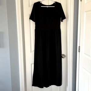 Black Wide-Legged Jumpsuit